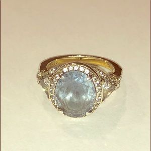 Sterling silver cocktail ring